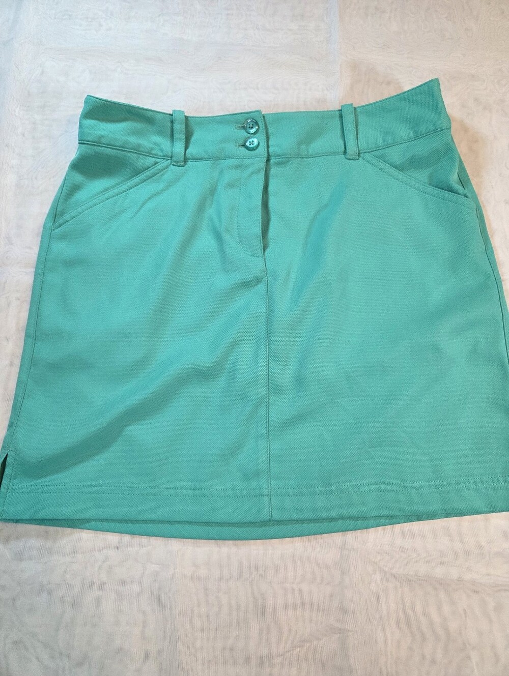 Callaway Teal Golf Skort with Front Buttonswat